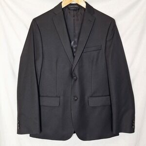 Lauren Ralph Lauren Sport Coat Youth Boys 18 R Black Two Button Blazer Lined 18R